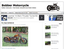 Tablet Screenshot of bobbermotorcycle.net
